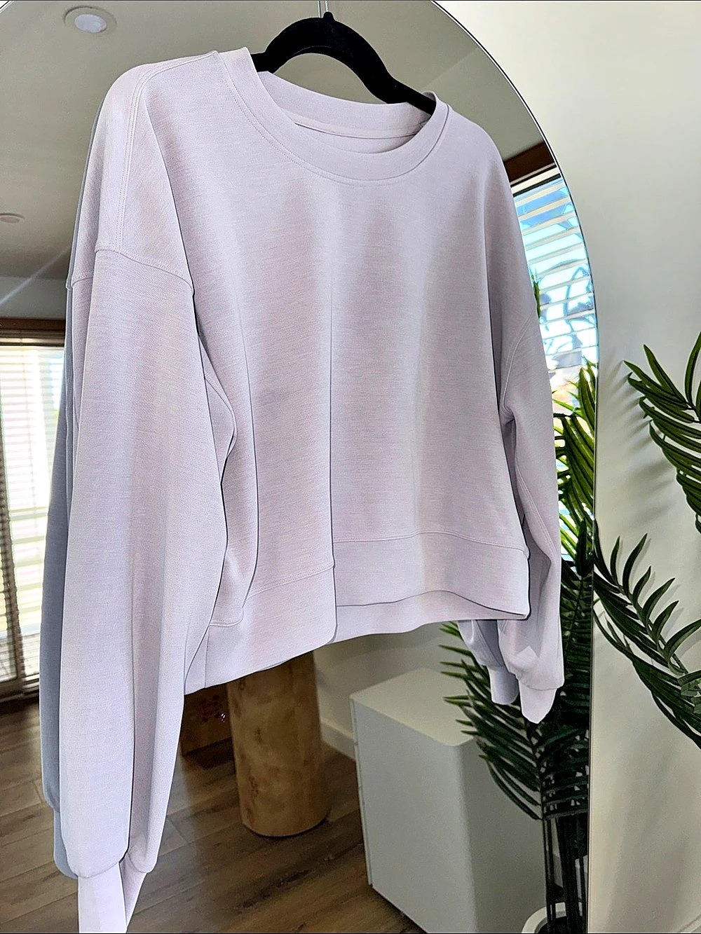 lululemon Softstreme Perfectly Oversized Cropped Crew Long Sleeve Sweatshirt